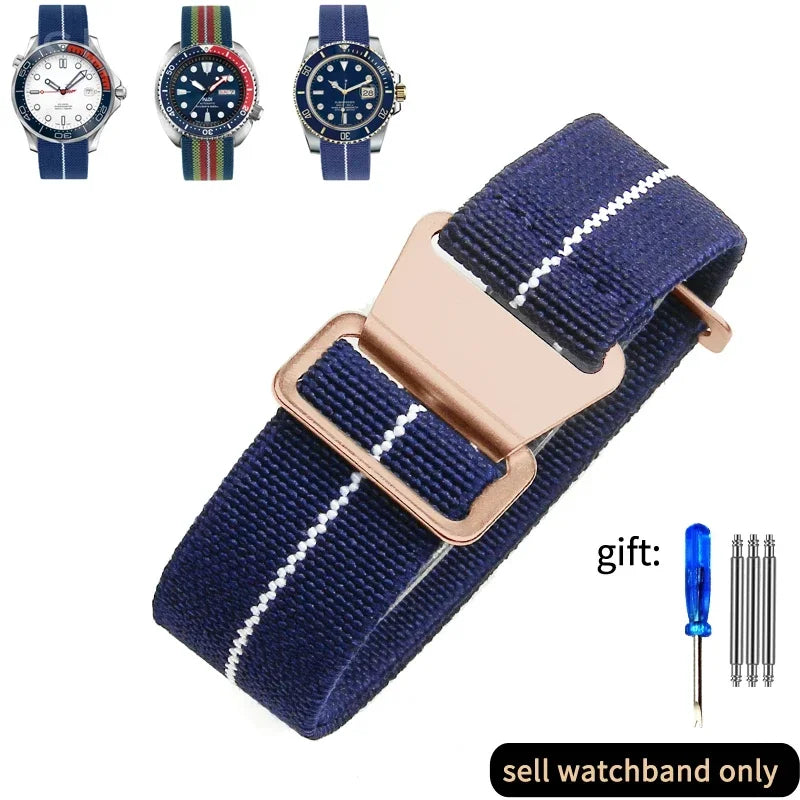 French Army Nylon Watch Band 18–22mm