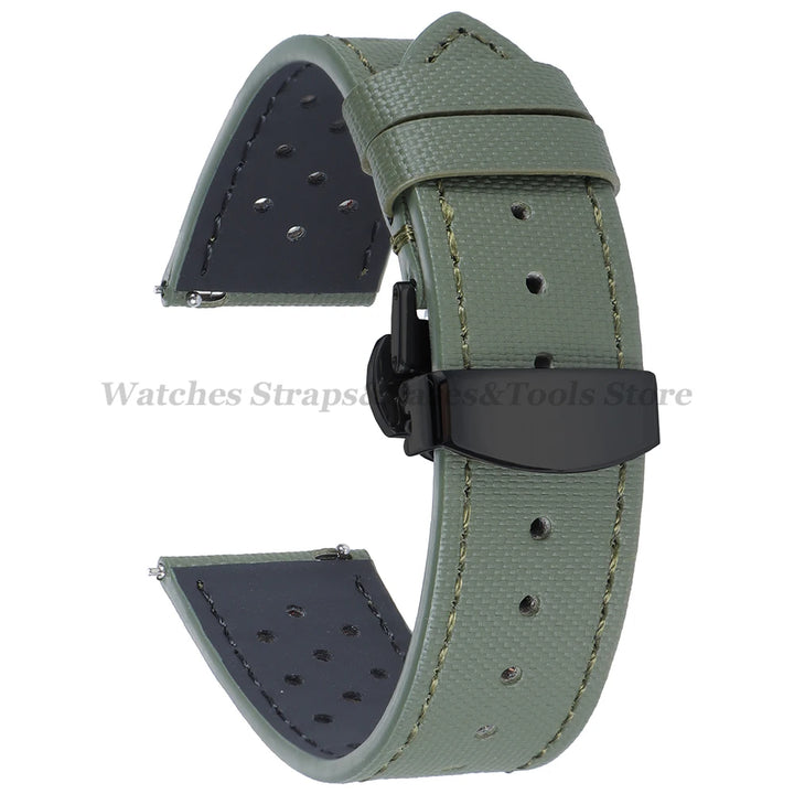 Sailcloth Nylon Watch Strap – 18-22mm