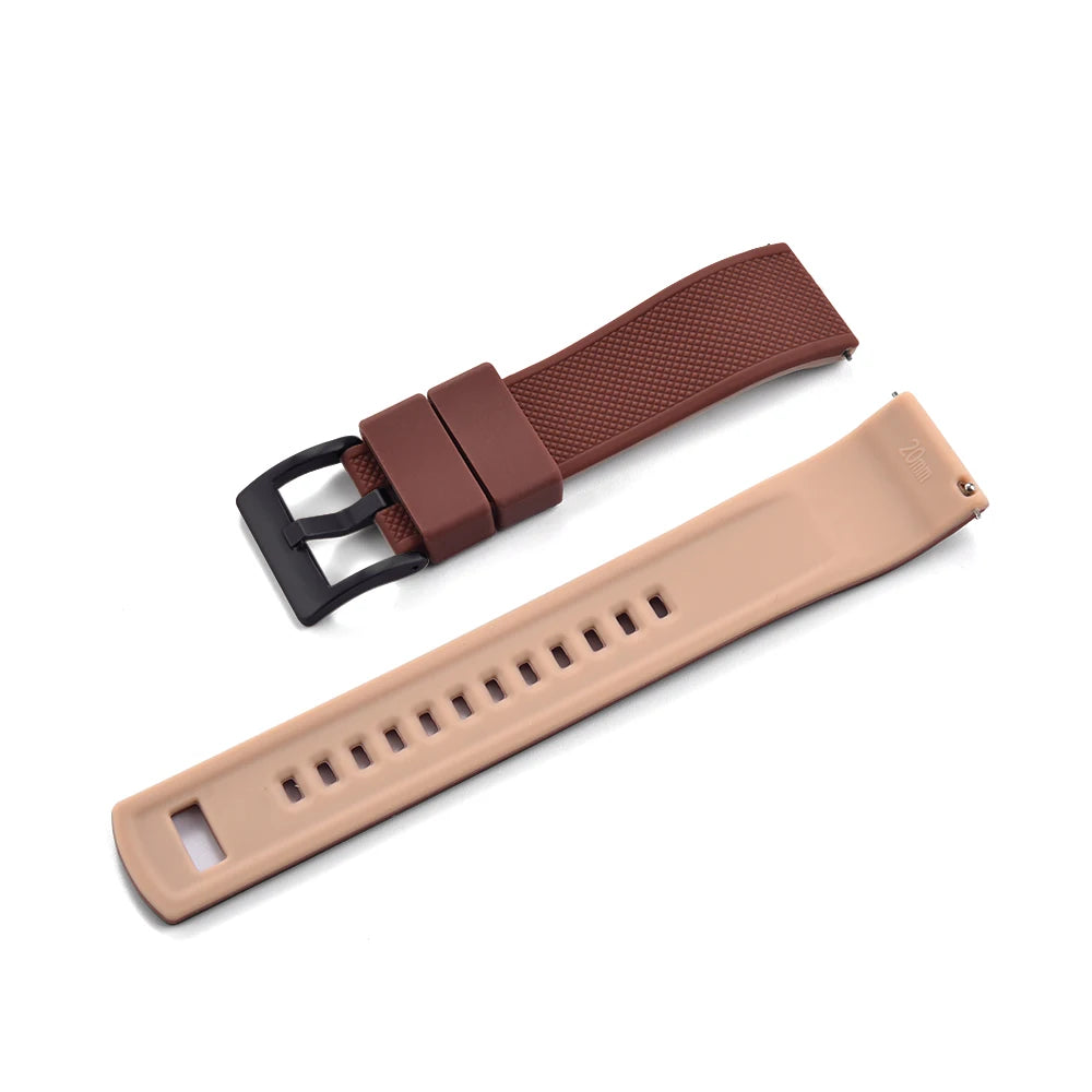 JUELONG Premium Silicone Watch Band Quick Release Rubber Watch Strap 20mm Watch Strap Watch Replacement Watchband