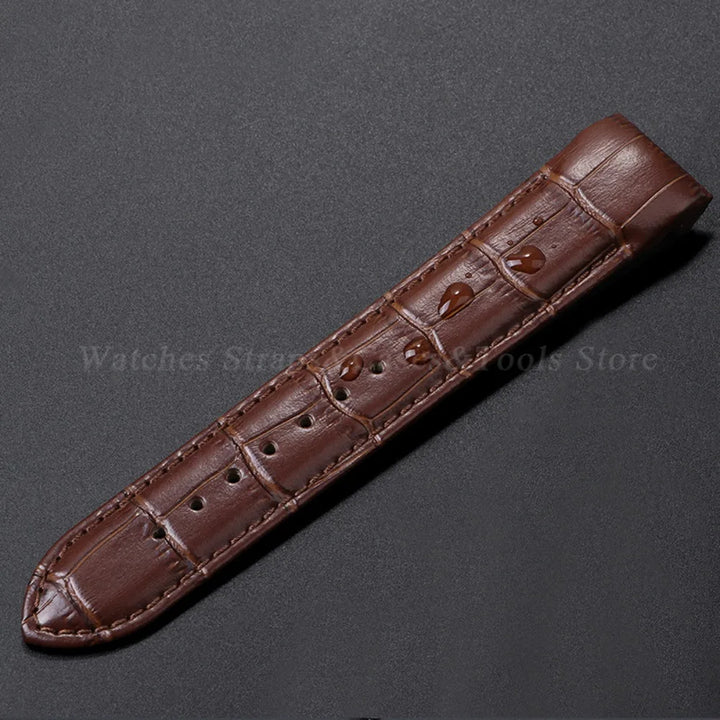 Calfskin Strap For Tissot T035 627/407/617 Genuine Leather Watch Band 22mm 23mm 24mm Butterfly Buckle Men Curved End Replacement