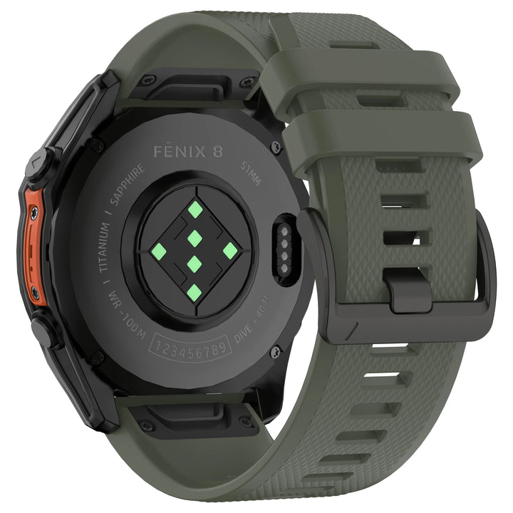 QuickFit Silicone Strap for Garmin Fenix, Epix & Quatix (22-26mm)