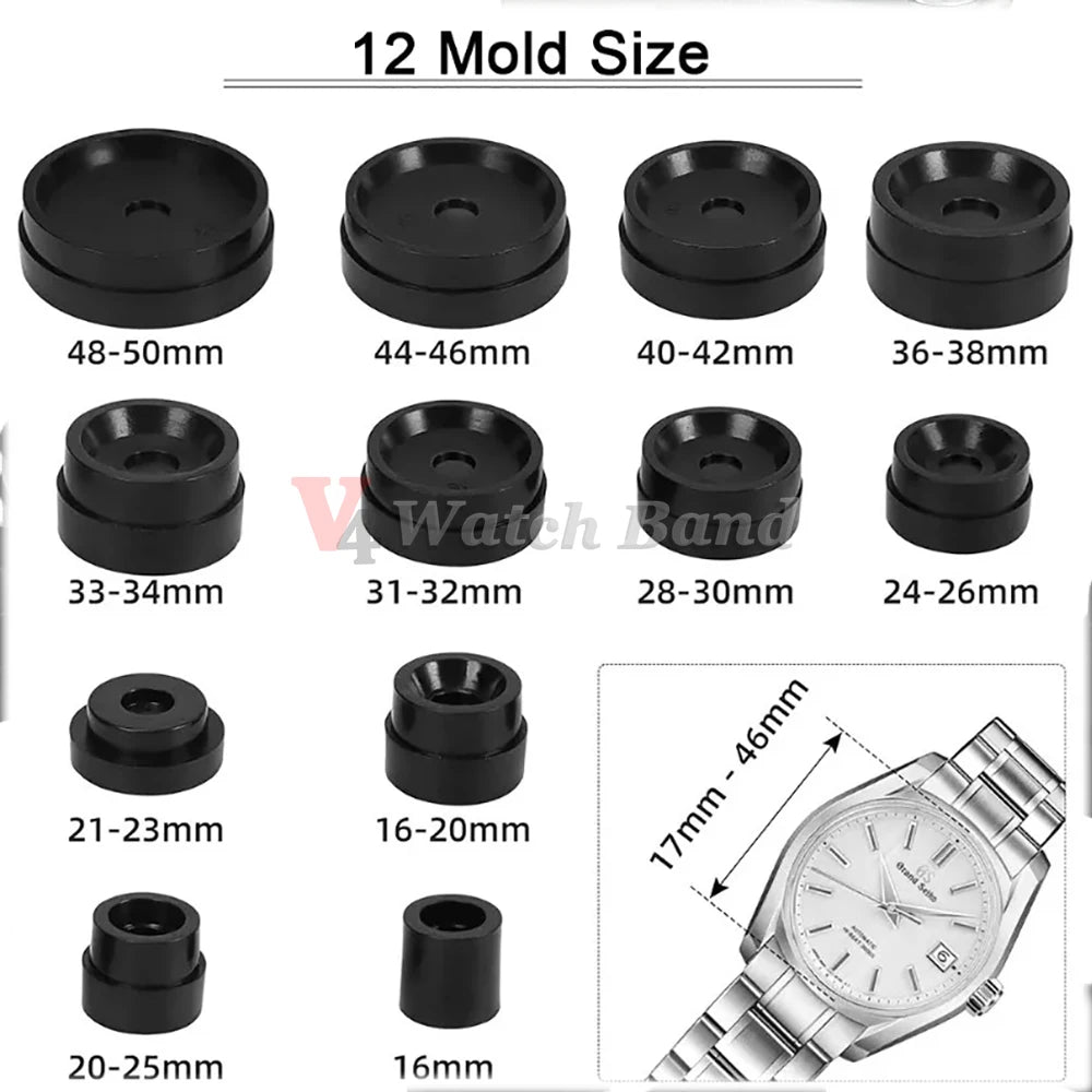 Professional Watch Press & Case Closing Tool Set (12/18pcs)