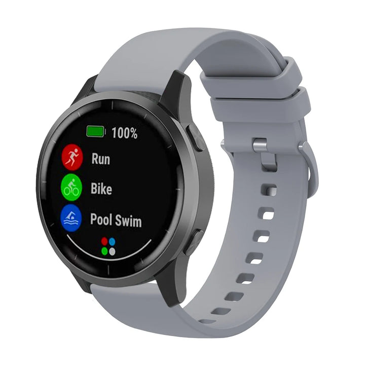 Silicone Watch Strap – 18/20/22mm for Garmin Vivoactive & Huawei GT Series