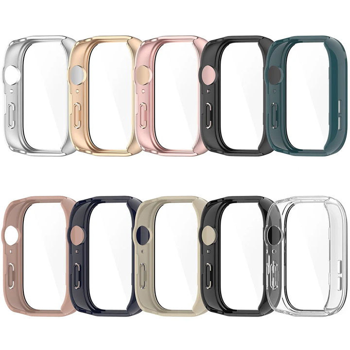 PC+Glass Screen Protector Case for Huawei Watch Fit 3
