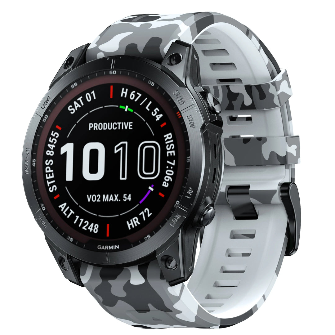 EasyFit Silicone Watch Strap 22/26mm Quick Release for Garmin Fenix & Epix Pro Gen2