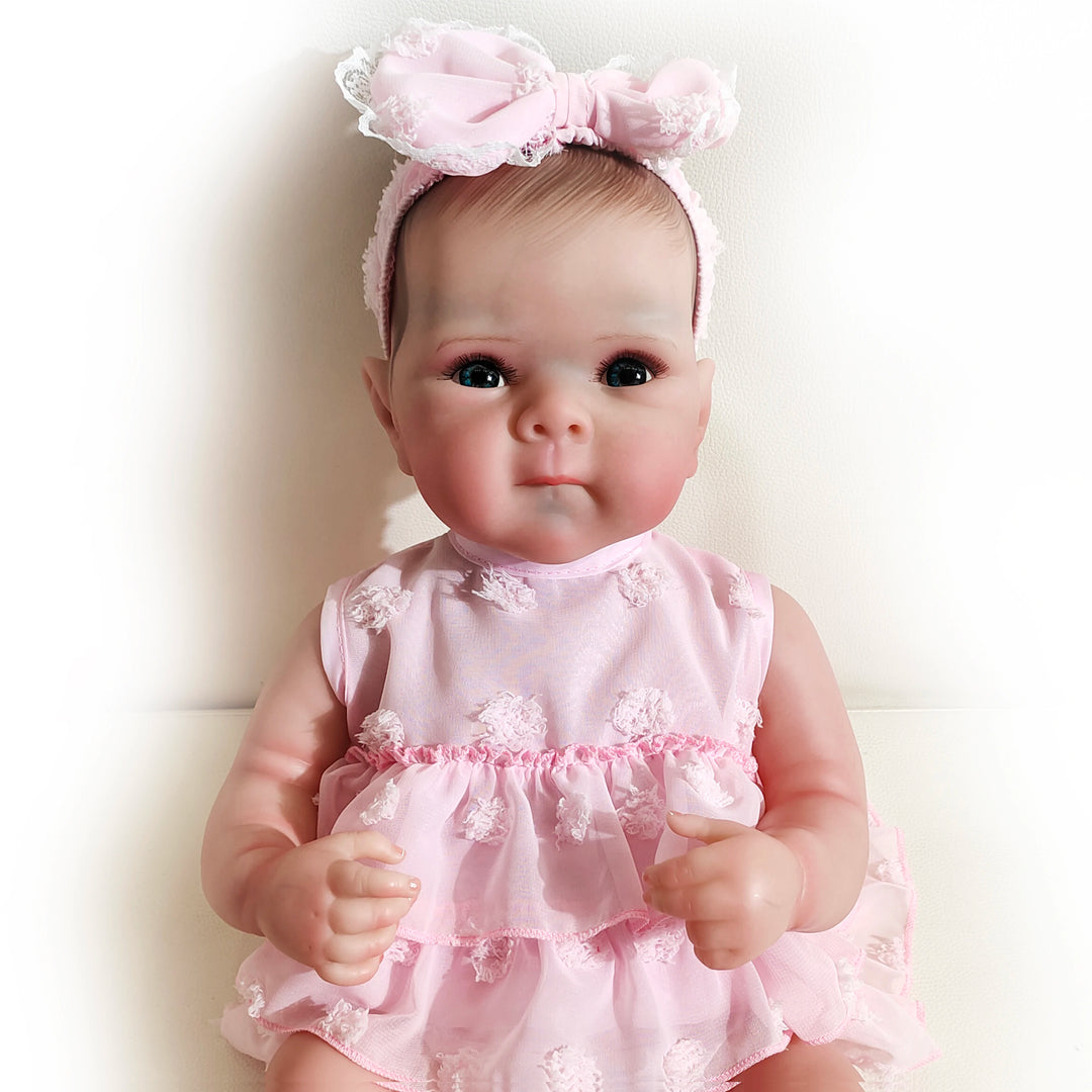 18″ Bettie Lifelike Full‑Body Reborn Baby Doll – 3D Skin & Hand‑Drawn Hair