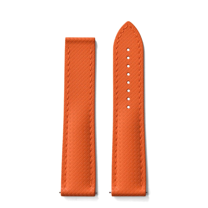 NATOBELT New Design FKM Rubber Watch Strap 20mm 22mm Folding Pin Buckle Quick Release For Omega X Swatch MoonSwatch Seiko