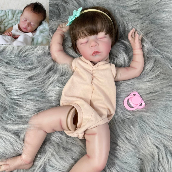 20″ Jude Painted Vinyl Reborn Doll Kit – 3D Skin & Hair Transplant