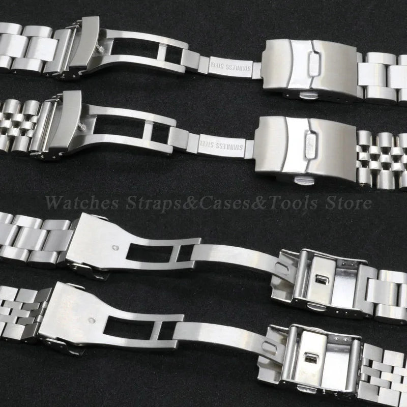 316L Stainless Steel Watch Strap for Seiko SKX Series – Oyster/Jubilee (20-22mm)