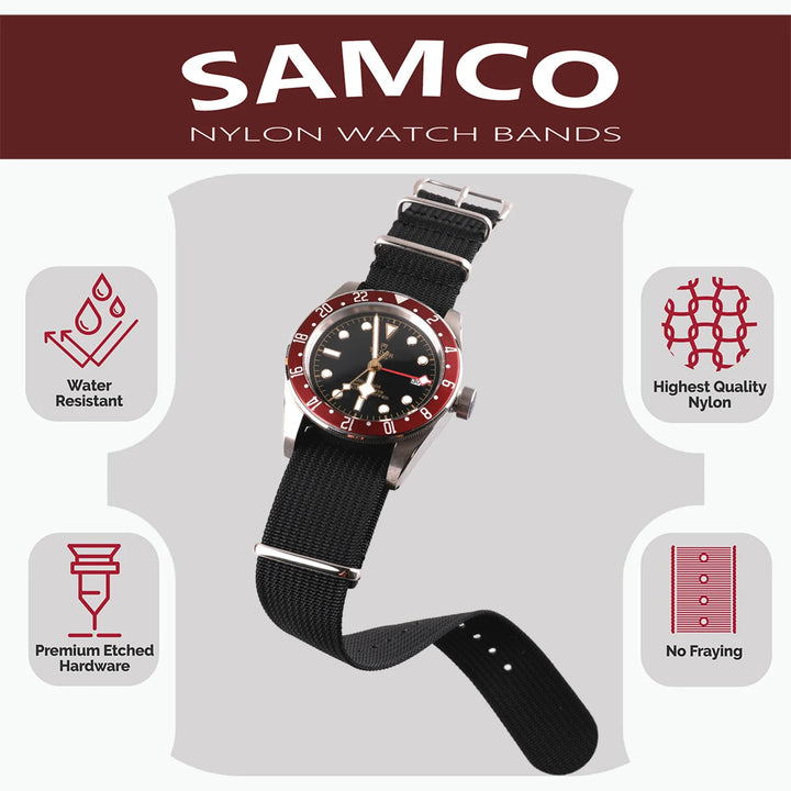 Military Nylon Watch Strap 20–22mm