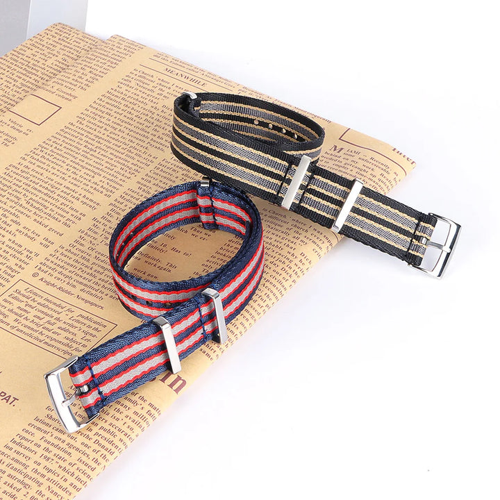 Nylon Canvas Watch Strap 20mm (Omega, Rolex & Tudor)