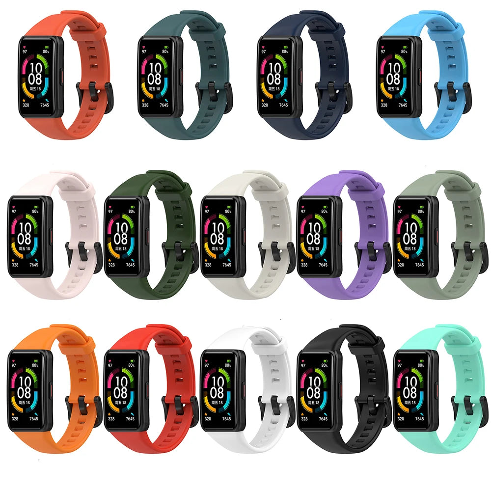 Silicone Strap for Huawei Band 6 Pro & Honor Band 6/7