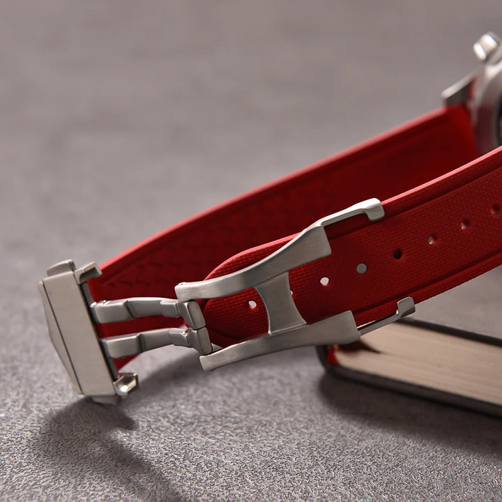 High Quality FKM Rubber Watch Strap 20-21-22mm For Omega X Swatch MoonSwatch Men Women Sport Waterproof Folding Buckle Watchband