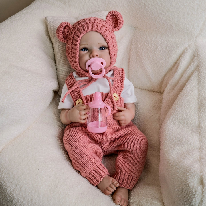 18″ Bettie Realistic Reborn Baby Doll (Soft Touch, Hand‑Rooted Hair)