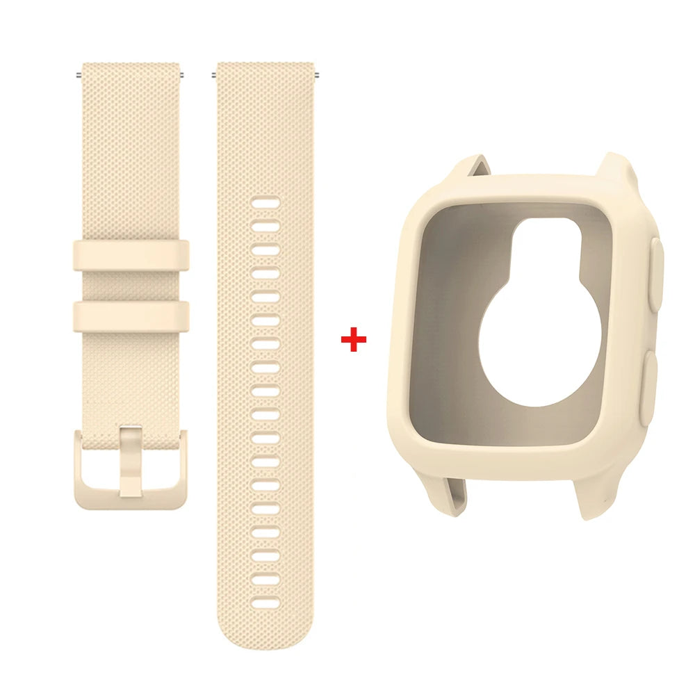 20mm Silicone Strap for Garmin Venu SQ/Venu 2 Plus & Amazfit Bip S/U