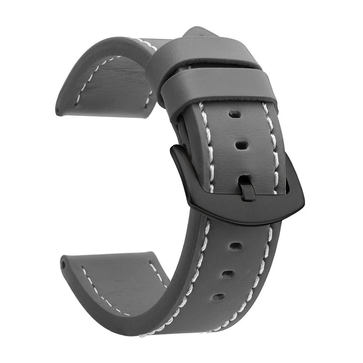 SAMCO Vintage Leather Watch Band 18–24mm
