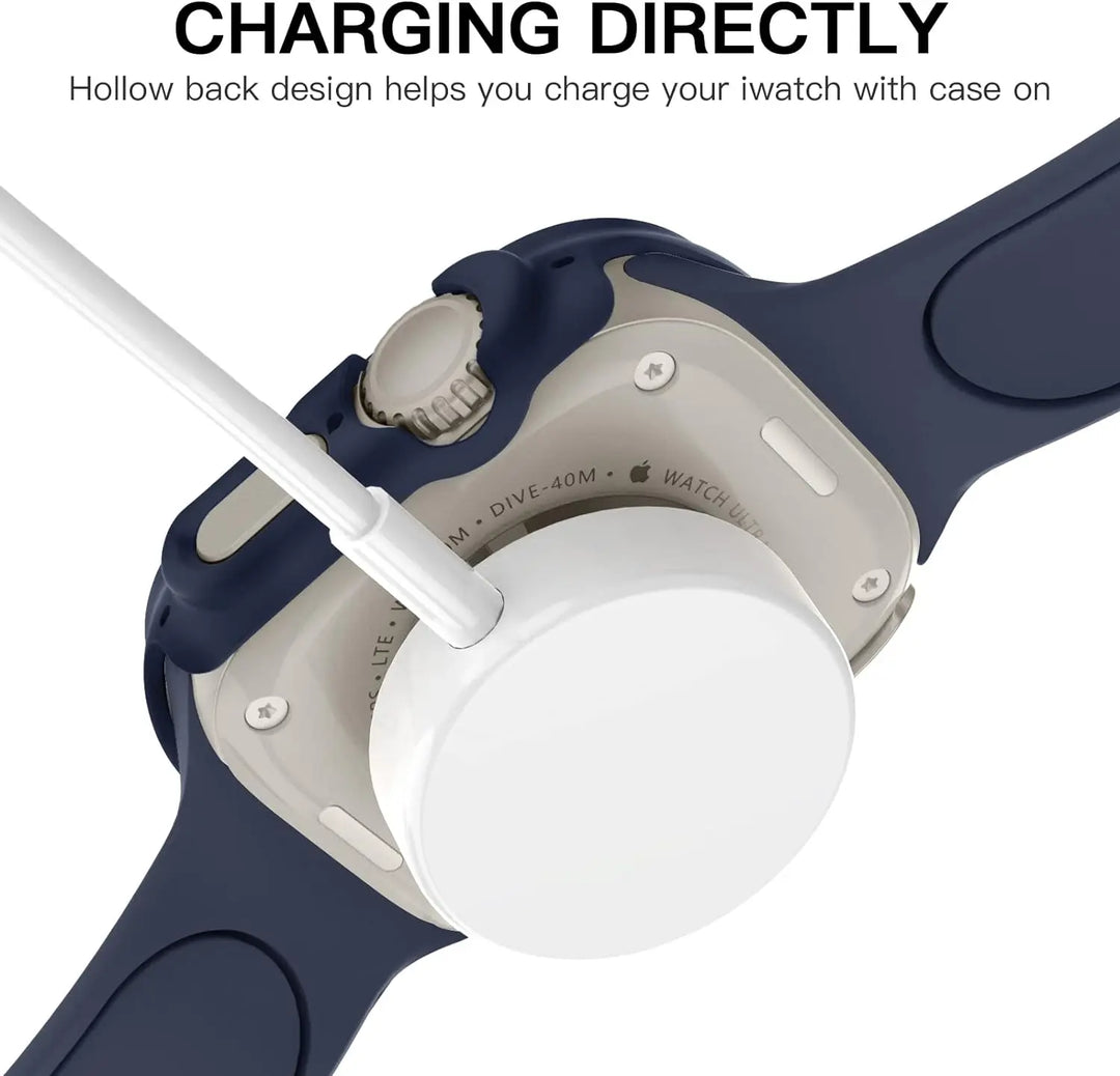 Cover Case For Apple Watch Ultra 2 3 49mm Accessories Hollow Hard PC Bumper Shell Protector iWatch Series Ultra 3 2 1 Protective