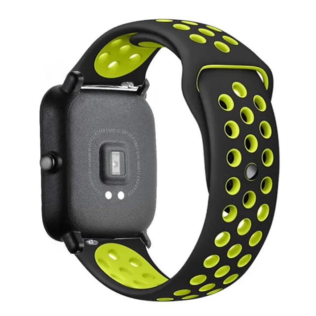 20mm/22mm Silicone band For Amazfit GTS 4/3/2/2e/2 4 Mini GTR 4/2/3 Pro/47mm/stratos 3 Watch Bracelet correa Amazfit bip 6 strap