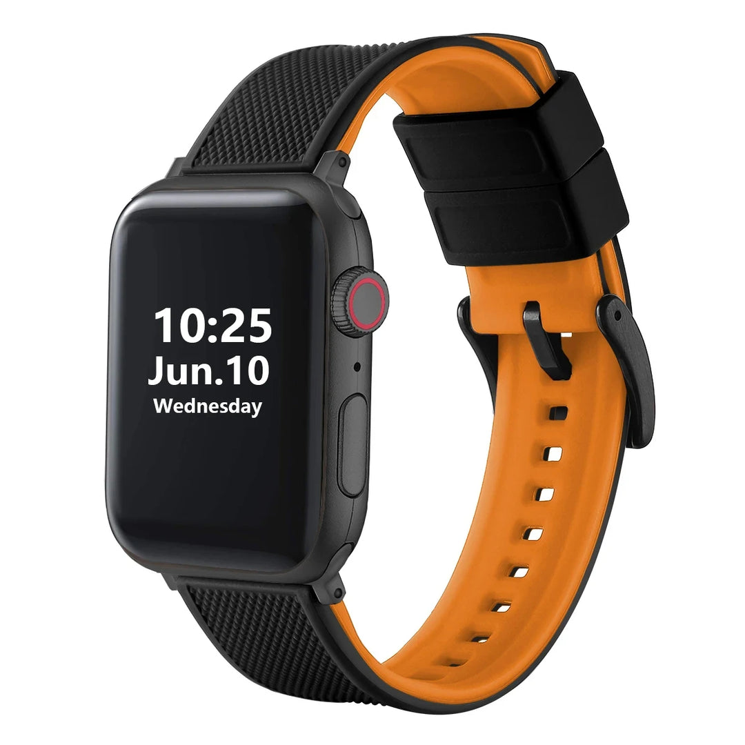 New Silicone Rubber Apple Watch Band 38–45mm