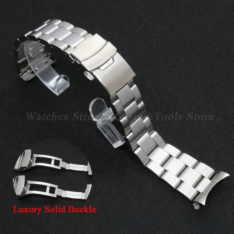 316L Stainless Steel Watch Strap for Seiko SKX Series – Oyster/Jubilee (20-22mm)