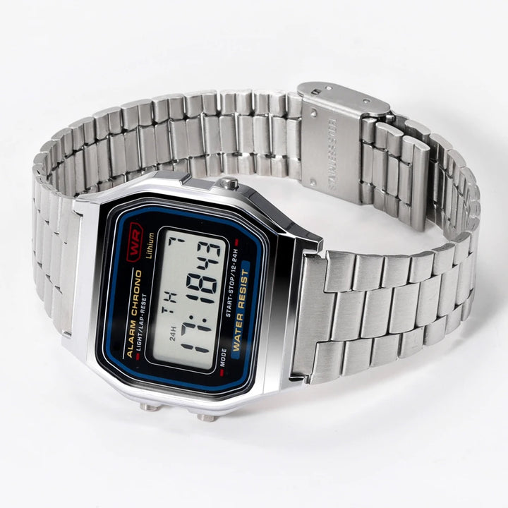 Stainless Steel Metal Watch Band 18mm for Casio F-91W, F105, A158W & More