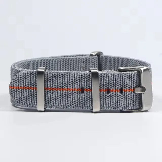 Trendy Nylon Military Watch Strap – 18/20/22mm Elastic French Troops Style