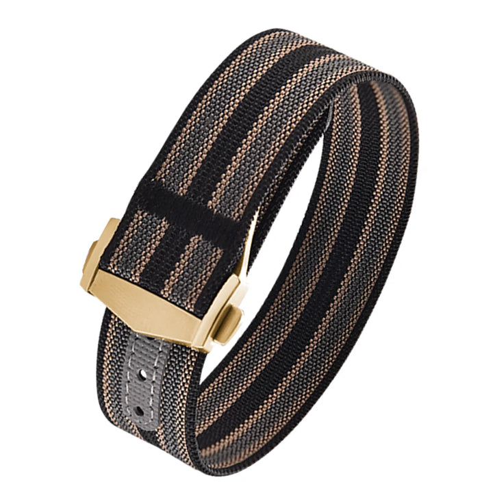 JUELONG Canvas Sailcloth Watch Strap 18mm 20mm 22mm Rubber Hole Sport Waterproof Folding Buckle Watchband For Omega Swatch Moon
