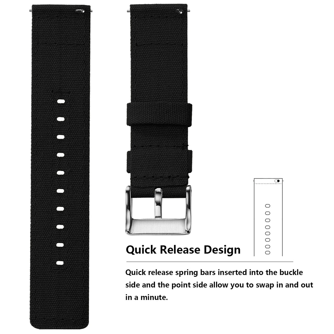 SAMCO Canvas Strap 20–22mm Unisex