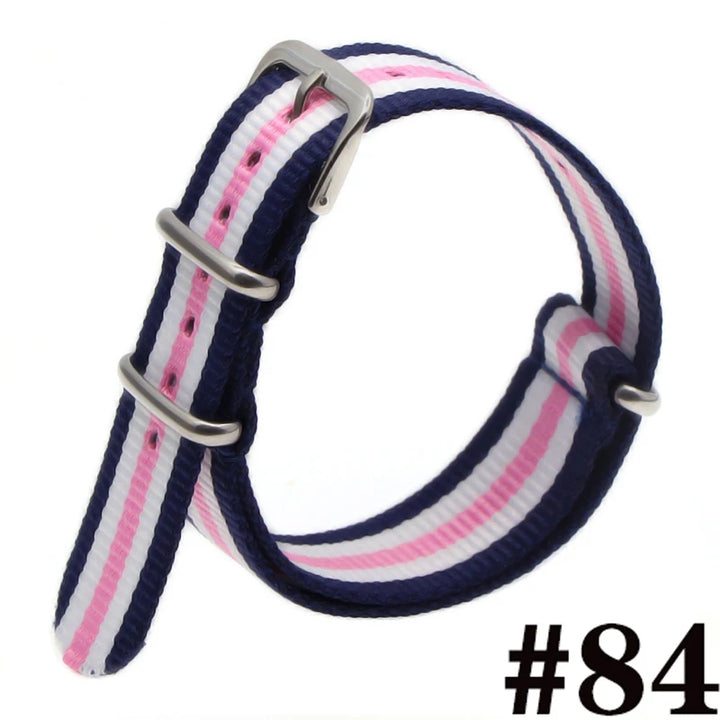 Waterproof Nylon Watch Strap (16-22mm)