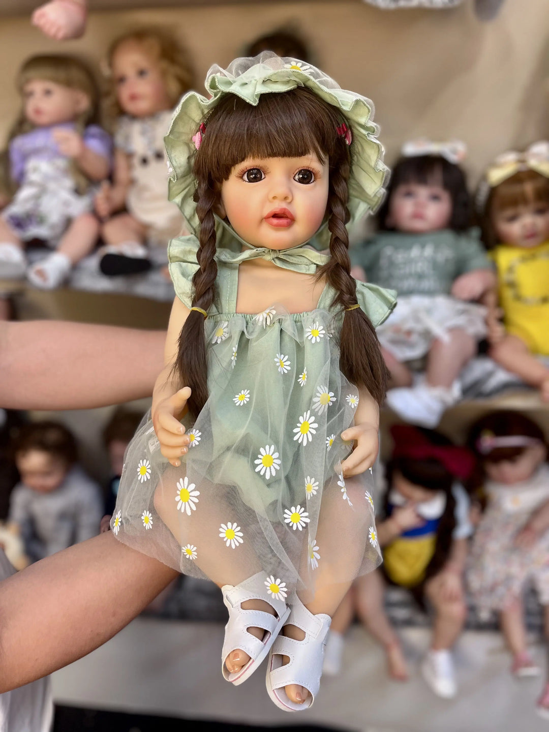 55 cm Silicone‑Vinyl Reborn Toddler Girl Doll “Betty”