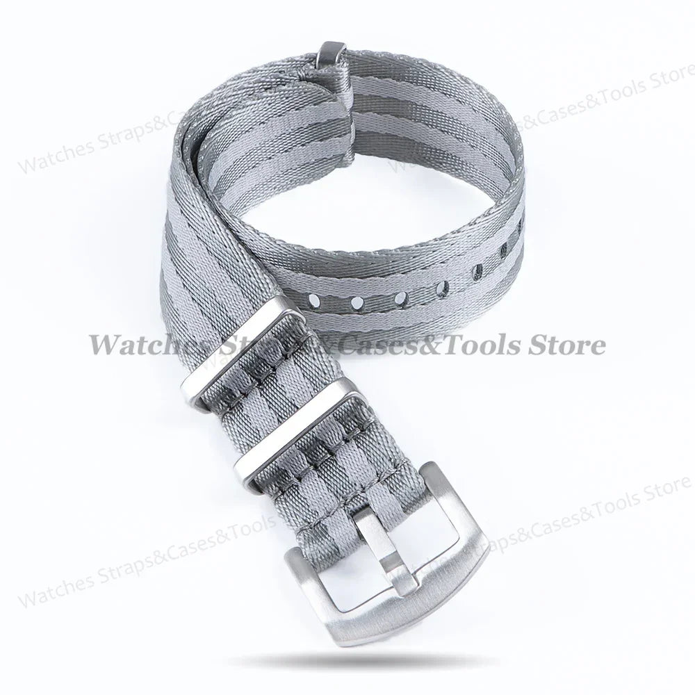 18mm 20mm 22mm Soft Nylon Watchband Bracelet Army Military Men Sport Strap for Omega 007 for Seamaster 300 Replacement Wristband