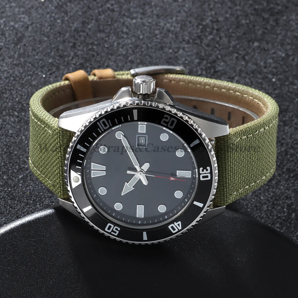 Premium Sailcloth Nylon Strap (20–22mm) – Waterproof QR