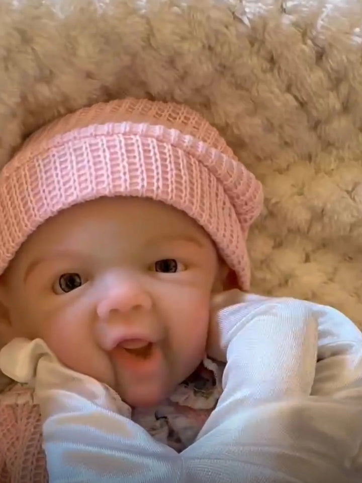 13″ Vivienne Silicone Reborn Baby Doll – Full‑Body Handmade Lifelike Girl Newborn