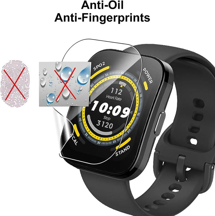 3-Pack Hydrogel Screen Protector for Amazfit Bip 5/6