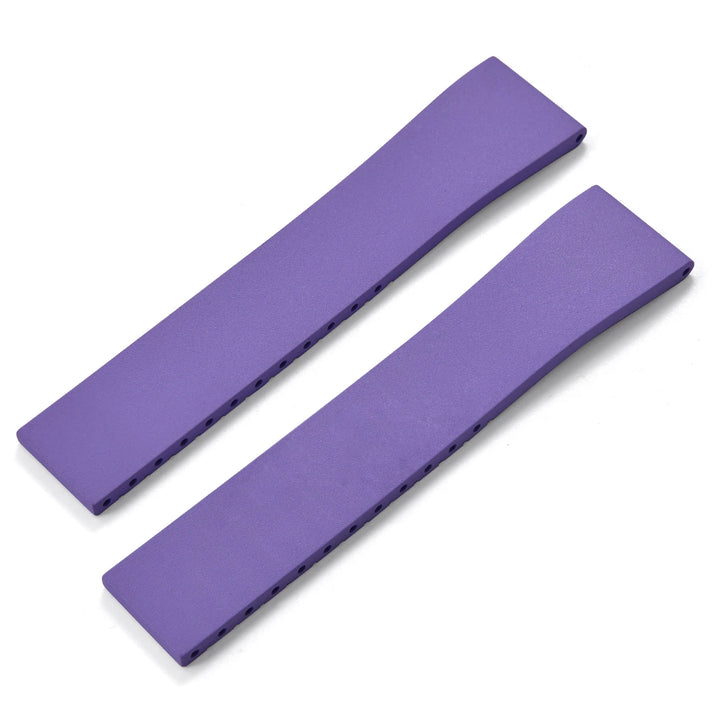 NATOBELT CTS FKM Rubber Watch Band Strap 16mm 18mm 19mm 20mm 21mm 22mm Quick Release Butterfly Cut-to-Size Sweatproof Waterproof