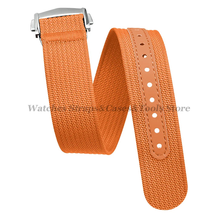 Canvas Nylon Watch Strap – 20-22mm Waterproof