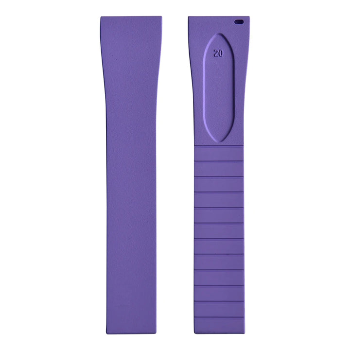 CTS FKM Rubber Watch Strap 16mm 18mm 19mm 20mm 21mm 22mm Quick Release Butterfly Buckle Watch Band CTS Strap For Cut To Size