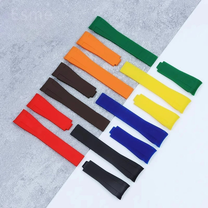 Silicone Watch Strap 20–21mm for Rolex Submariner & Daytona