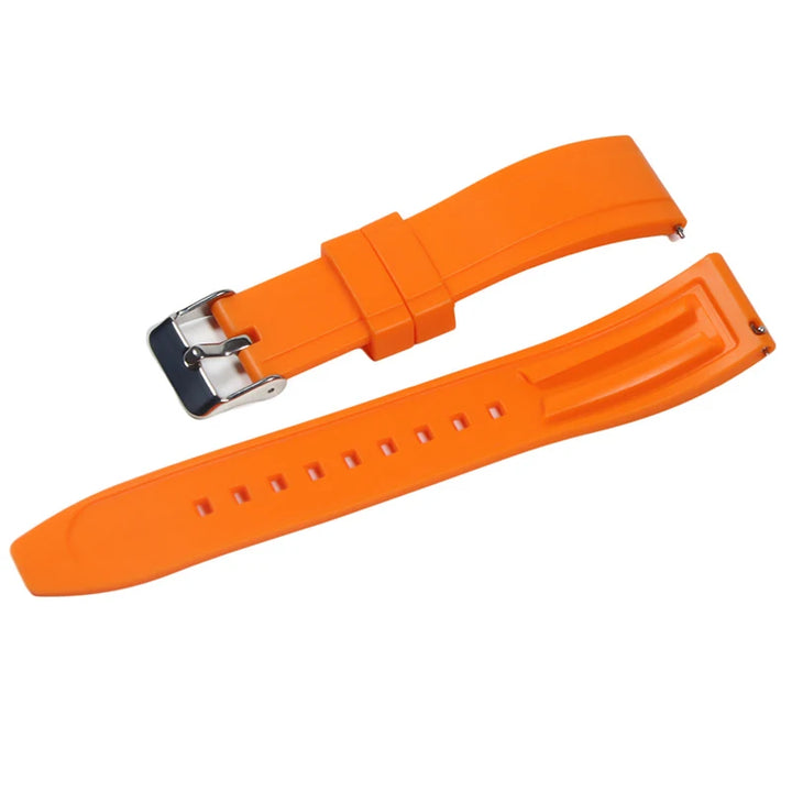 Premium Vulcanized Rubber Watch Strap – 20–24mm Quick Release