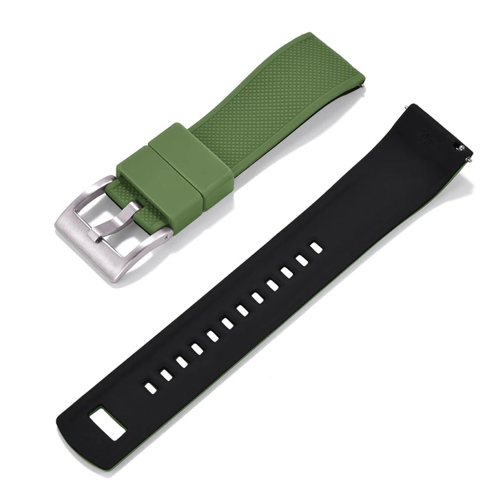 JUELONG Premium Silicone Watch Band 20mm Quick Release Rubber Strap Waterproof Men Women Replacement Watchband