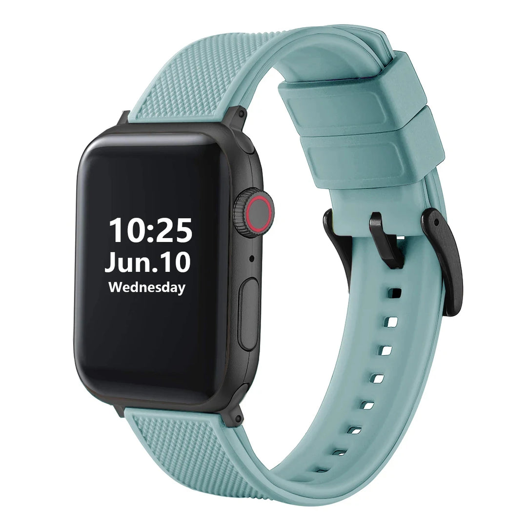 New Silicone Rubber Apple Watch Band 38–45mm