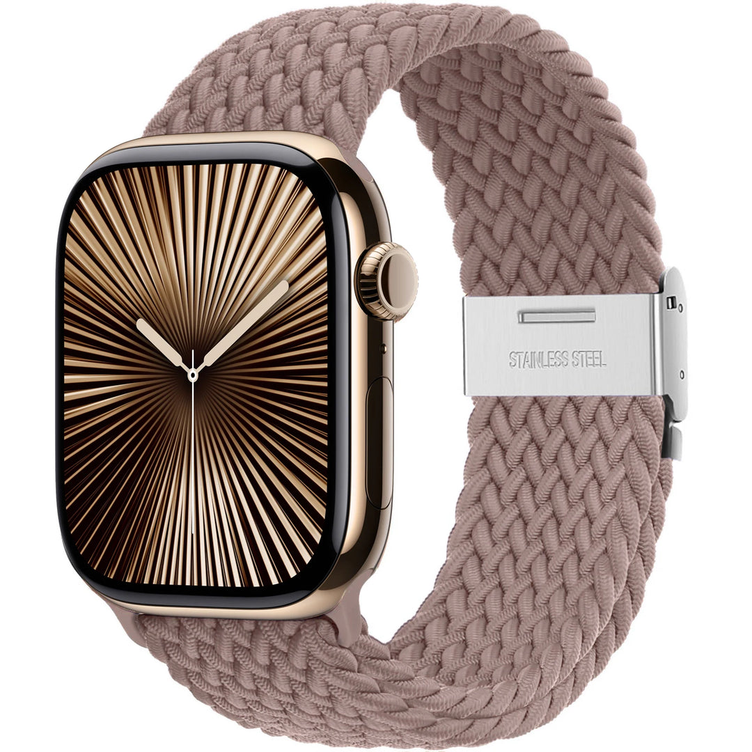 Strap For Apple watch band 46mm 45mm 44mm 49mm 40mm 41mm 42mm Braided loop correa bracelet iWatch series 10 8 9 7 5 se 6 4 Ultra
