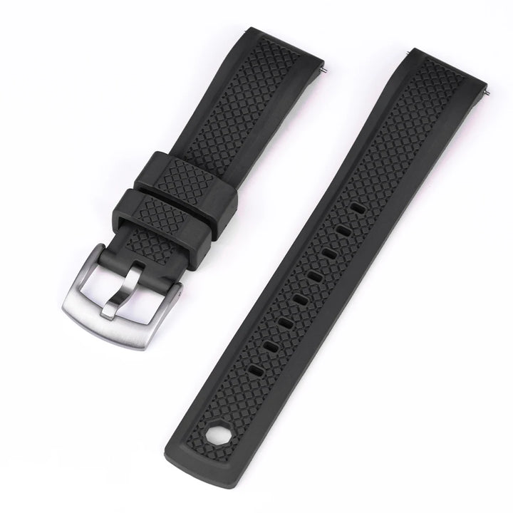 FKM Rubber Watch Strap 20/22mm for Samsung Galaxy 46mm & Huawei GT2/Amazfit GTR 47mm