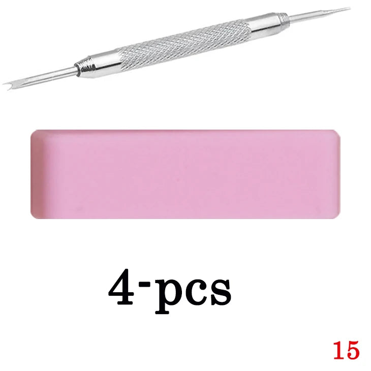 4pcs Silicone Strap Rings 12–26mm (Waterproof Rubber Watch Band Keepers)