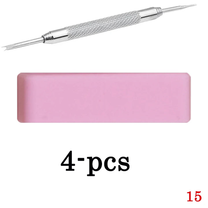 4pcs Silicone Strap Rings 12–26mm (Waterproof Rubber Watch Band Keepers)