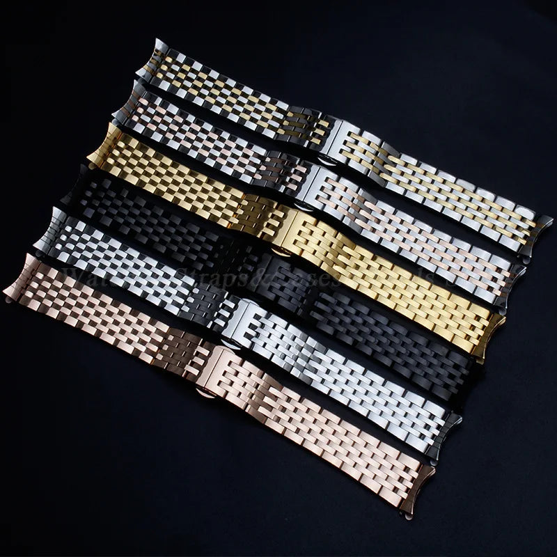 Solid Stainless Steel Wacth Strap for Tissot for Longines for Citizen for Seiko Watch Band 12/13/14/15/16/17/18/19/20/22/23/24mm
