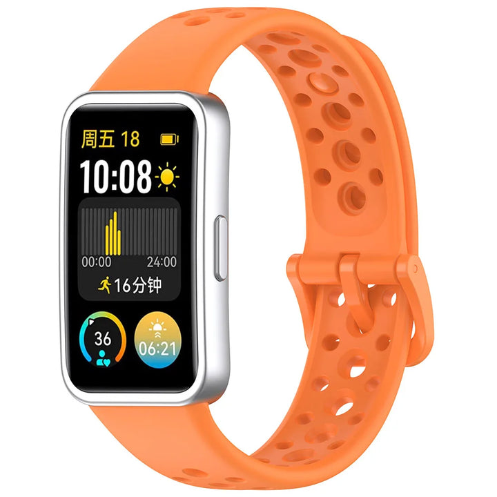 Sport Silicone Strap for Huawei Band 8-10 NFC