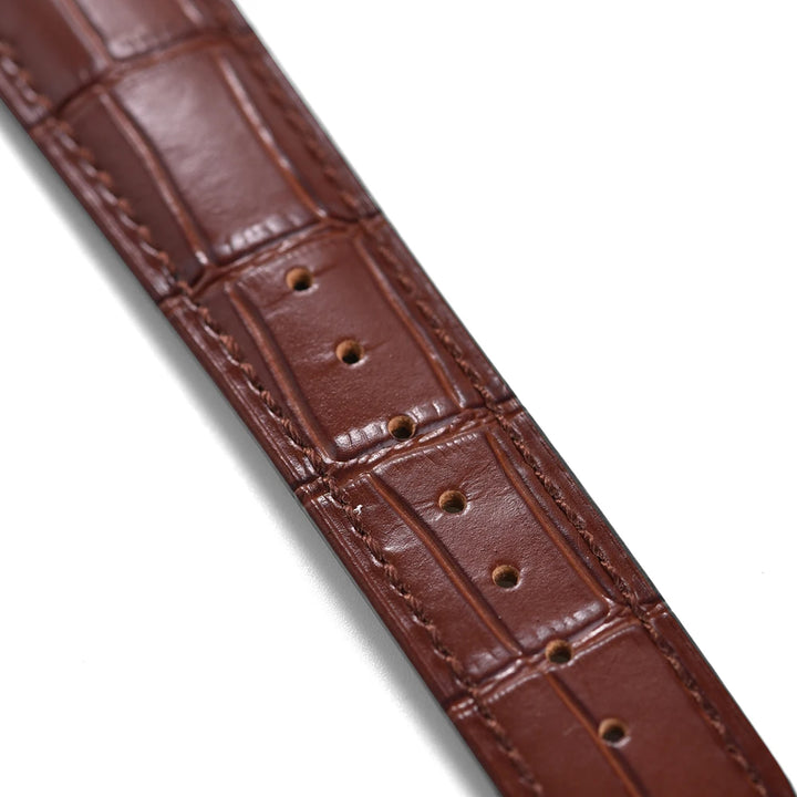 19 20 21 22mm Calfskin Leather Watch Strap For Omega 007 Seamaster 300 Speedmaster Folding Buckle Band Bracelet Accessories Men