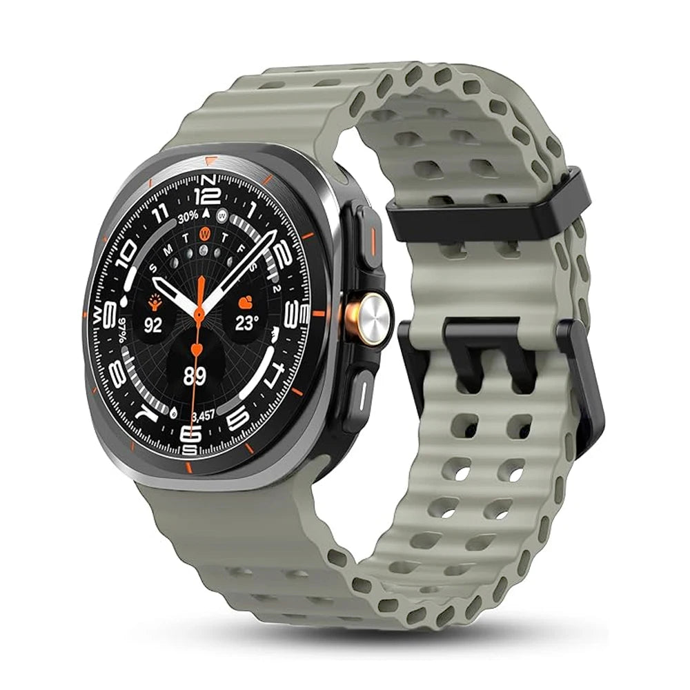 Marine Silicone Samsung Galaxy Watch Strap – 47mm Sport for Galaxy Watch 7 Ultra