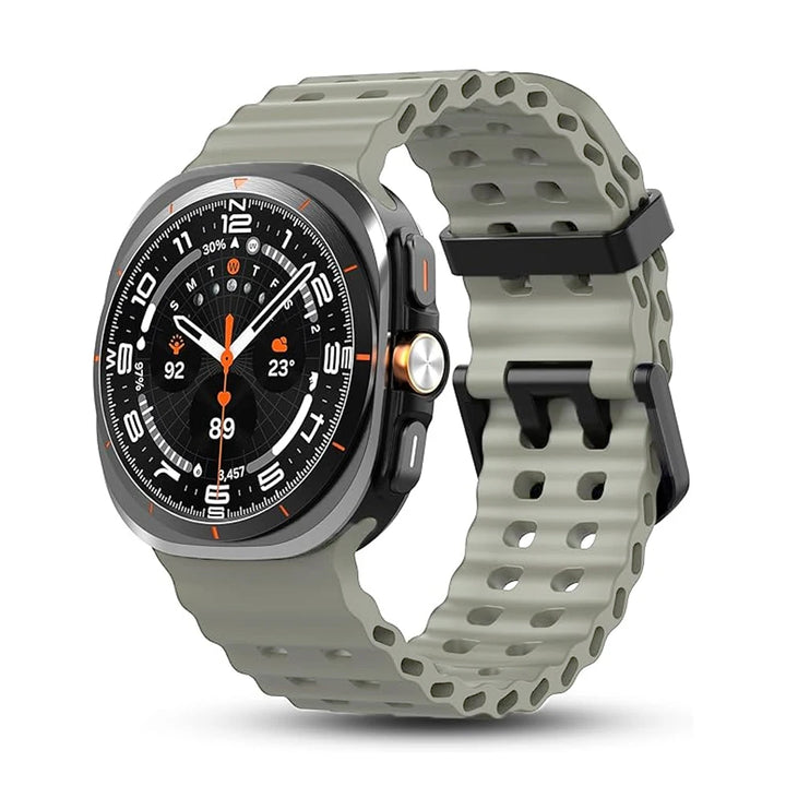Marine Silicone Samsung Galaxy Watch Strap – 47mm Sport for Galaxy Watch 7 Ultra